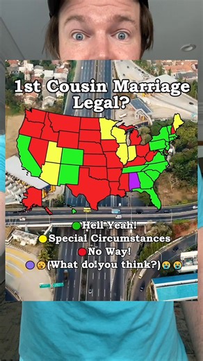 States where you can legally marry your first cousin, USA! | Chris Tuck