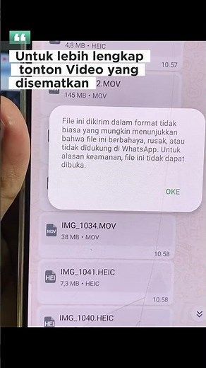 How to Solve WhatsApp Document Videos That Cannot Be Opened #whatsapptutorial #whatsappvideo #tut...