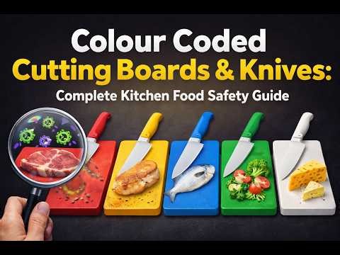 Colour Coded Cutting Boards & Knives: Complete Kitchen Food Safety Guide