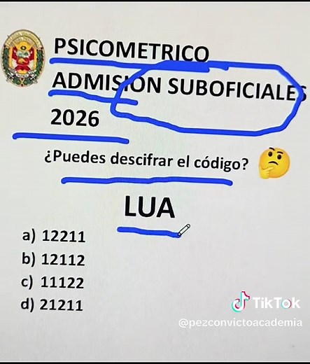 Examen Psicométrico Para Aspirantes a PNP
