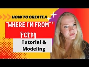 Where I'm From- How to write a poem