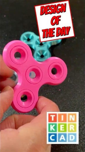 A Tinkercad Print in Place Fidget Spinner: Tutorial Too! 💯🔥