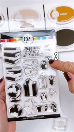 Stamping How To: Good Book Stamp Set #stamping #crafting #catherinepoolerdesigns #cardmaking