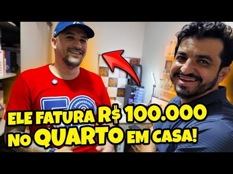 He started in his bedroom with reverse logistics - only R$ 700.00