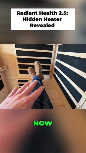 FLIR footage reveals the hidden heat in this Radiant Health sauna. You get better sweat, more detox, without taxing your nervous system. See the difference! #Sauna #InfraredSauna #HealthTech #Wellness #Detox