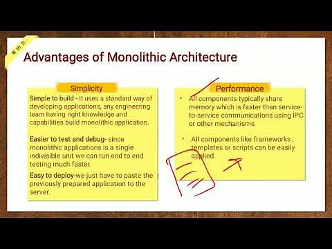 Advantages and Disadvantages of Monolithic Architecture - lecture 3/ software architecture