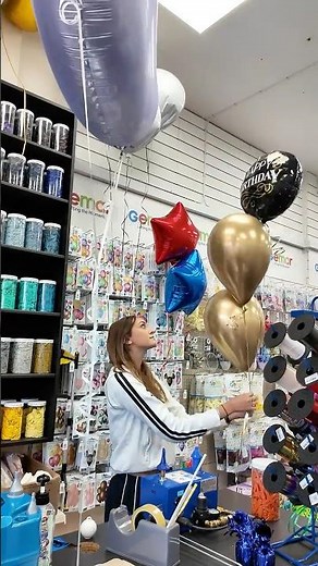 Inflating Black & Gold Birthday Balloons ✨ Party Vibes Unlocked! | Partyrama