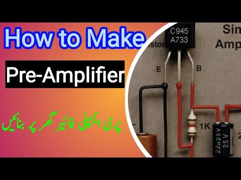 How to make Pre-Amplifier circuit at home #preamp #sound