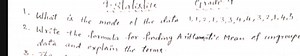 Whit is the mode of the diff 1,1,2,1,3,3,4,4, 3, 2, 1, 4, 3Wri... | Filo