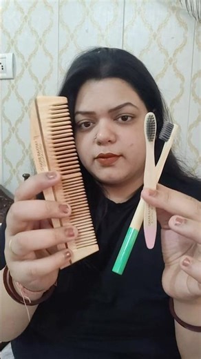 Neem Comb & Organic Bamboo Toothbrush