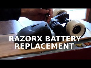 How To Replace The Battery In A RazorX Electric Skateboard