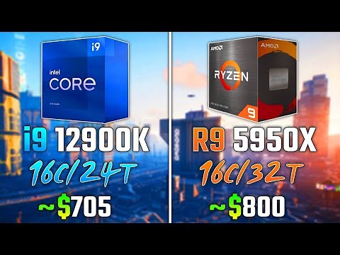 INTEL i9-12900K vs RYZEN 5950X | Test in 5 Games | 1440p