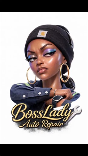 Boss Lady Auto Repair 🛠🧰🗜🔩💪🏾🚘 on Instagram: "Boss Lady New Logo in effect"