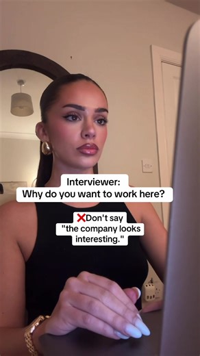 When an interviewer asks: “Why do you want to work here?” they’re not actually asking about you. They’re trying to figure out two things Can you solve their problems And do you understand what they’re trying to achieve If your answer sounds like “This fits my career goals” or “Your company seems really interesting” You’re missing the point. Those answers are self focused and tell the employer nothing about the value you bring. What actually works is this: Connect your experience to their needs..