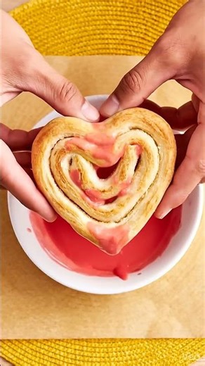 Fun Heart Pastries for Kids to Make #KidsBaking #FamilyFun