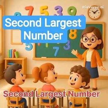 Python Practical 🔥 Find Second Largest Number in a List | Easy Logic for Beginners