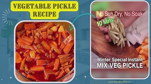 Vegetable Pickle Recipe