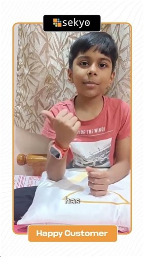 Best Kids video calling Smartwatch with Safety & GPS Tracking | Happy Customer Review | Sekyo