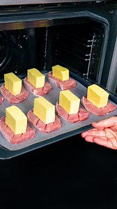 1M views · 6.1K reactions | The new way to cook meat, which is conquering the world! Ingredients: pork chop: 1.2 kg (3 lb) soft butter: 150 g (5.3 oz) garlic: 15 g (0.5 oz) rosemary: 6 g (0.2 oz) sweet paprika: 5 g (0.2 oz) salt: 5 g (0.2 oz) black pepper: 3 g (0.1 oz) onion: 100 g (3.5 oz) canned mushrooms: 300 g (11 oz) salt: 2 g (0.1 oz) cheese: 200 g (7.1 oz) eggs: 1 pc mayonnaise: 100 g (3.5 oz) | Cookrate | Facebook