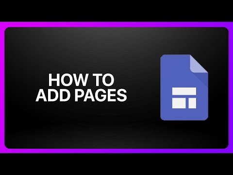 How To Add Pages In Google Sites 2025! Tutorial