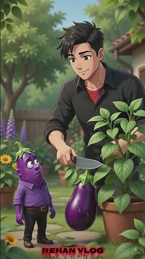 Meet the Funniest Talking Eggplant Ever! 😂🍆 | Begun Says #shorts