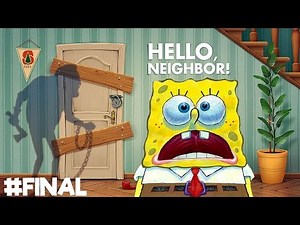 O MISTERIOSO SEGREDO DO VIZINHO!!! BoB Esponja no Hello Neighbor #5