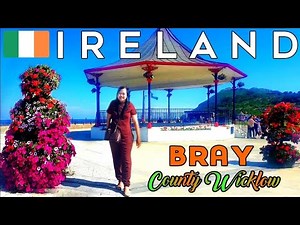 IRELAND Vlog 🇮🇪 Walking along Bray Promenade & Beach | Bray Harbour| Bray Tourist Attraction #Bray