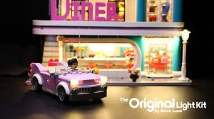 Watch LED Lighting Kit for LEGO Downtown Diner set 10260 on Amazon Live