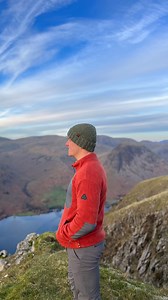 Ian wore his Sanani Eco Fleece Jacket in Clay Red on a hike at Illgill Head in the Lake District. He said he “can confirm… this is without a doubt the warmest fleece I own.” The Sanani fleece is a technical fleece designed for layering. Made from 100% recycled polyester, this jacket's fabric is designed to wick away excess moisture from the skin, ensuring dryness and regulating core temperature. It features a nylon overlayed Napoleon chest pocket for mobile storage, zipped hand pockets, and inte