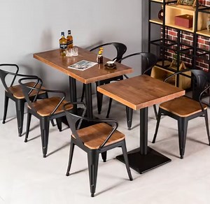 [Hot Item] Natural Teak Modern Round Dining Table Set with Chairs for Family Dining