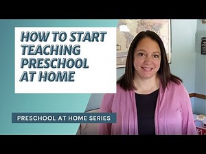 How to Start Teaching Preschool at Home (#1 of 5)