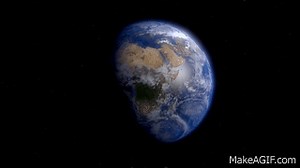 Rotating Earth Animation on Make a GIF