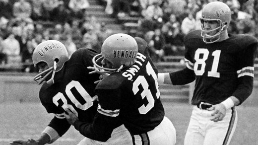 Evolution of the Bengals' uniform