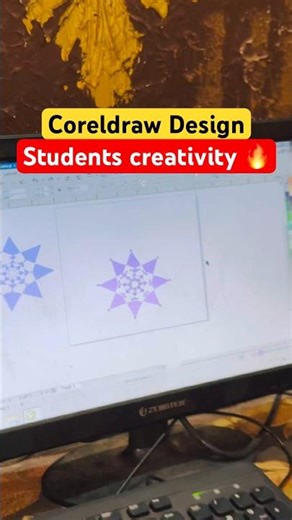 Coral draw advance level tutorial | #coreldraw #tutorial #designtutorial #vectordesign #flower ￼