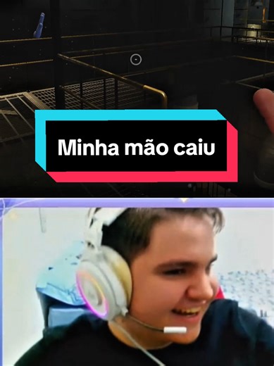 A minha mão caiu no meio da gameplay! kkkkk Live de Poppy Playtime! Siga-me para mais! #poppyplaytime #humor #fnaf