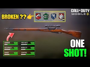 3 LINE RIFLE "1 SHOT" GUNSMITH BUILD | Best 3 Line Rifle Gunsmith Loadout | Season 6 COD Mobile