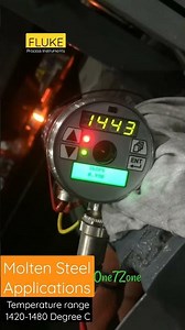 Fluke Process Instruments||Solution for MoltenSteel application||One7Zone #Flukepyrometer #pyrometer