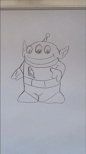 Como Desenhar o Alien de Toy Story – O escolhido pela garraaa! 🖐✨ #ToyStory