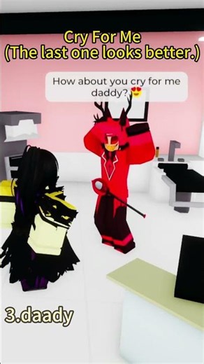 Cry For Me#shorts #roblox