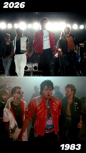 Beat It Michael Jackson 1983 vs Michael (Jaafar Jackson) 2026 #michaeljackson #michael #michaelmovie