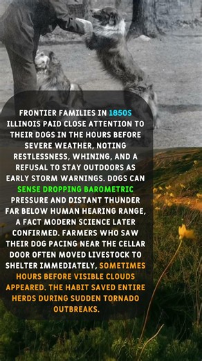 Why 1850s Settlers Trusted Their Dogs to Warn Them Hours Before a Storm.