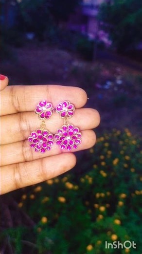 Beautiful Earrings Making at Home 💖 | Easy DIY Jewelry Tutorial