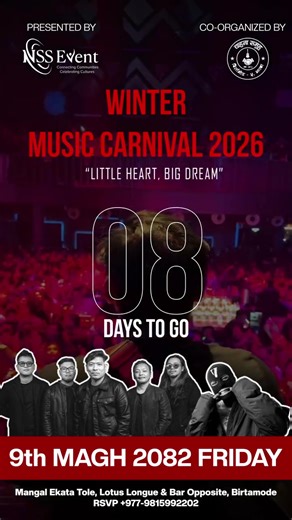 Winter Music Carnival 2026: 8 Days to Go!