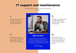 It support - Template by Nicepage