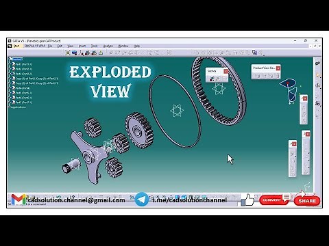 Exploded View in CATIA V5 || CATIA Tutorials