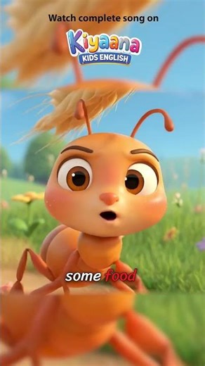 Busy Ant Kids Song 🐜 | Little Ant Action Rhyme for Kids #shorts