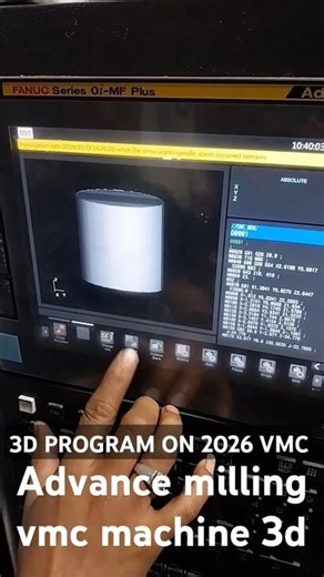 3d programming in vmc machine #vmc #vmcshorts #vmcsetting #vmcprogramminginhindi #cncshorts #3d