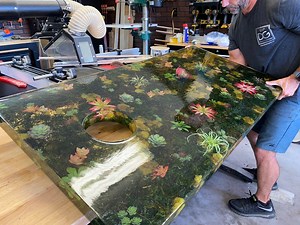 58K views · 410 reactions | Cornhole Board with Succulents, Moss, and Earthy Stuff | Designs by Donnie | Facebook