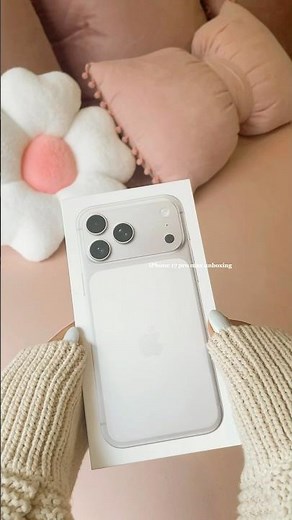 Finally! iPhone 17 Pro Max Silver Unboxing | 2025 Edition 🍀