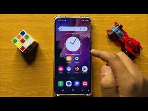How to Add Weather & Clock Widget To The Home Screen Samsung Galaxy S24